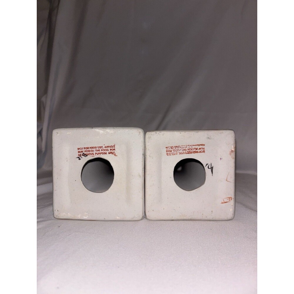 Vintage Famille Rose Porcelain Candlestick Holders 8.5" - Picture 8 of 8